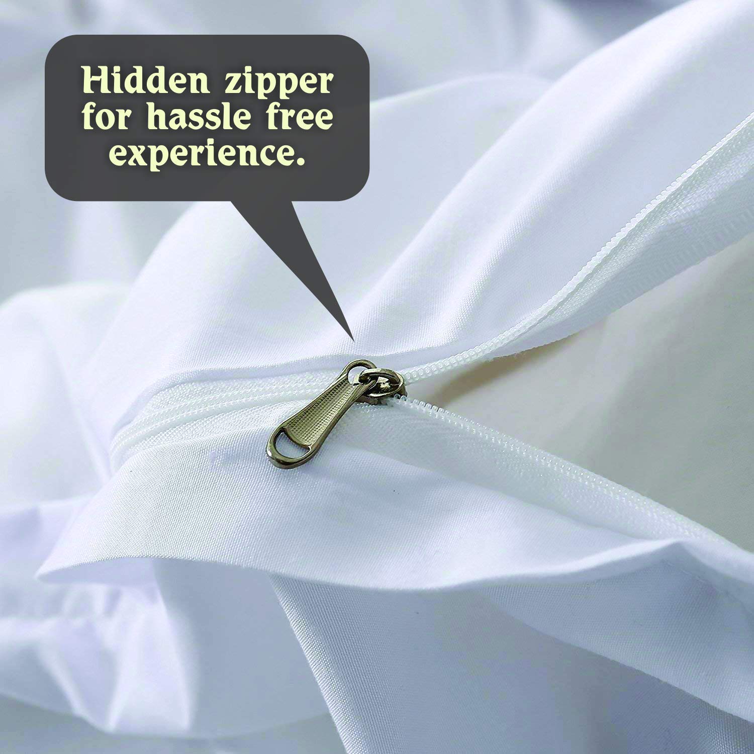 Ultra Soft 3-Piece Pinch Pleated Duvet Cover Set - Stylish Brushed Microfiber Bedding with Zipper & Corner Ties (Full/Queen, White) - Perfect for Master Bedrooms, Guest Rooms & Cozy Home Decor