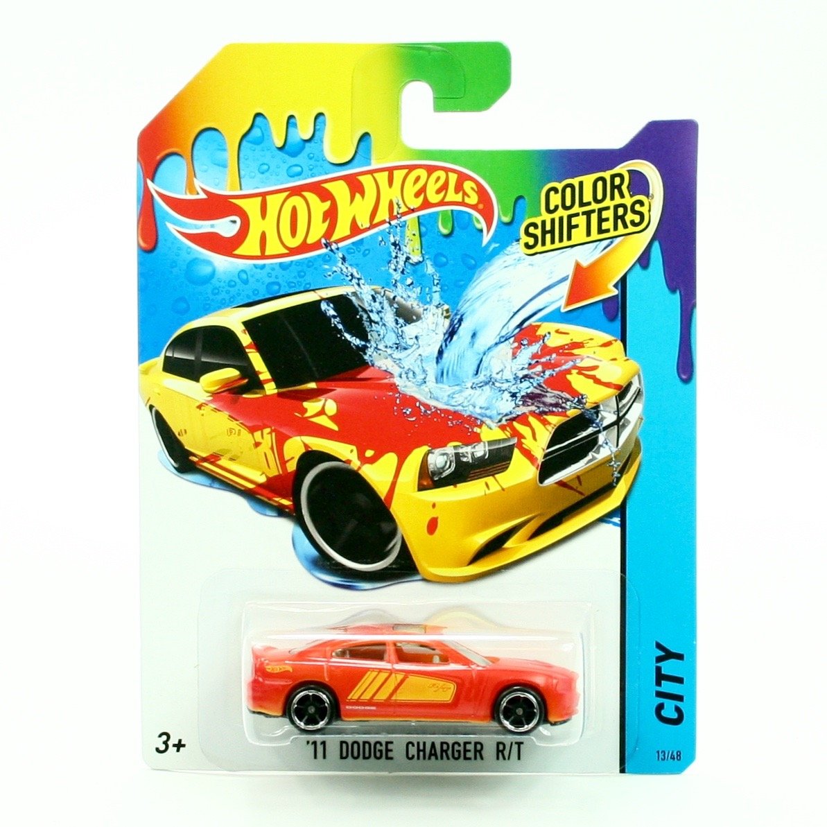 Hot Wheels Color Shifters '11 Dodge Charger R/T Toy Car - Color Changing Die-Cast Vehicle for Kids & Collectors - Perfect for Playtime, Gift Giving & Display Collection