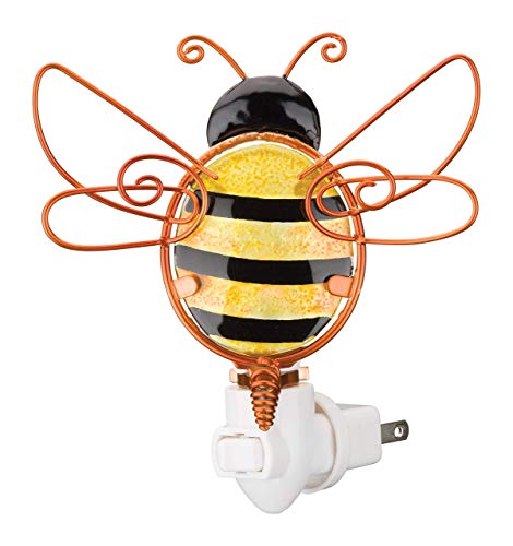 Regal's Night Light Plug into Wall - Cute Bee Shape LED Nightlight for Kids, Nursery, Bedroom, Bathroom - Soft Glow for Safe Nighttime Use