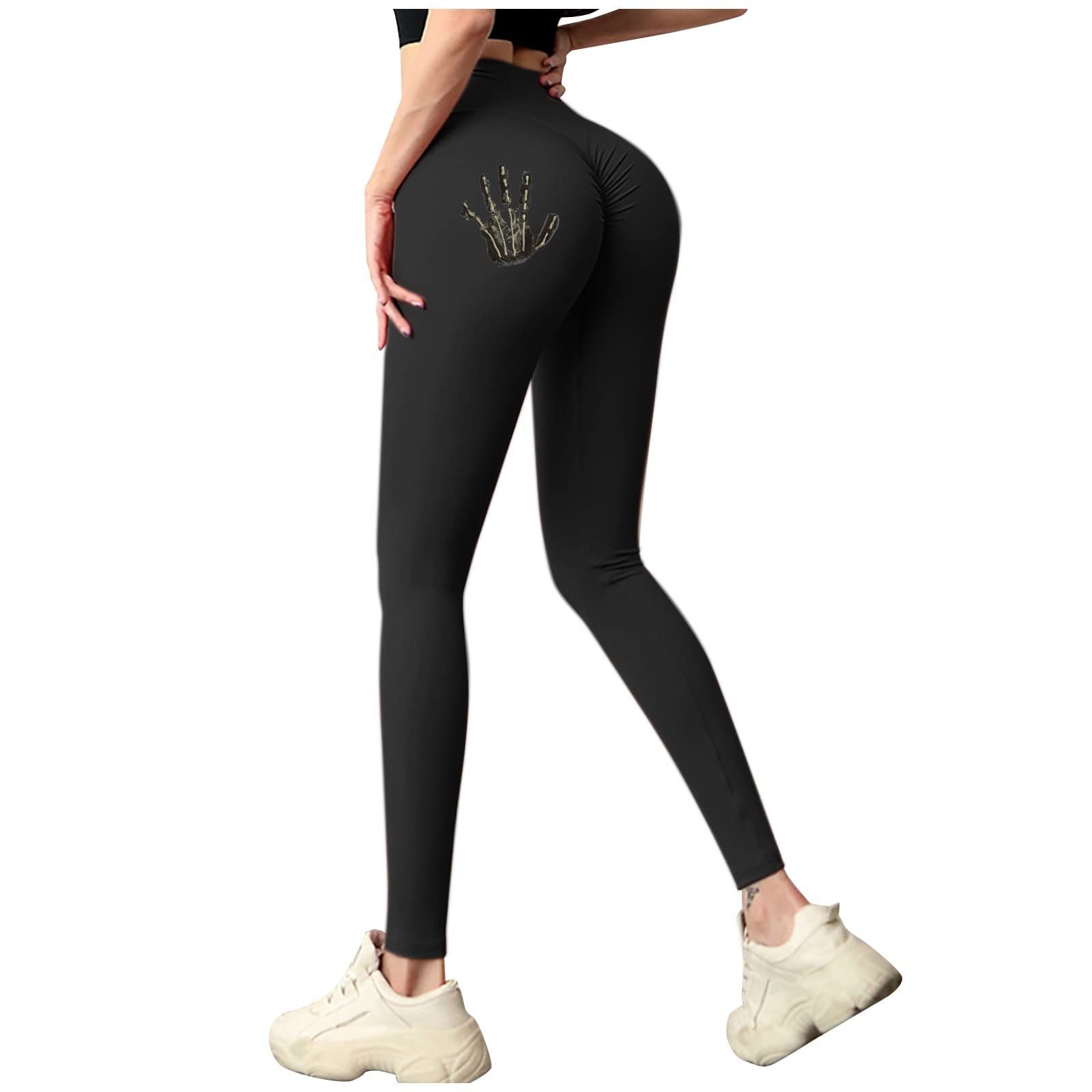 High Waisted Yoga Pants for Women - Tummy Control Butt Lifting Workout Leggings with Ruched Detail | Perfect for Gym, Running, Pilates & Lounge Wear
