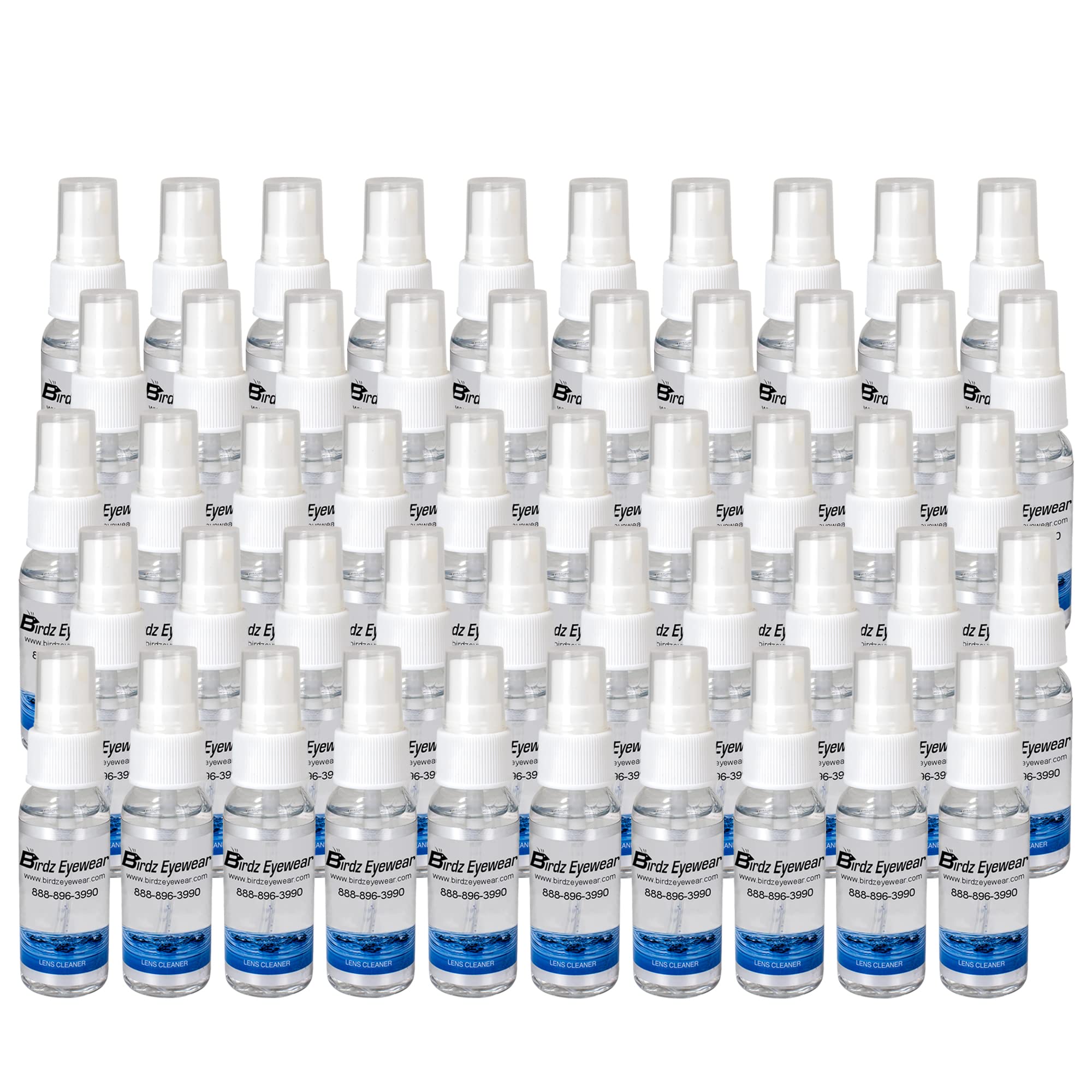 **Birdz 1 OZ Eyeglass & Sunglass Lens Cleaner Spray – Pack of 50 – Streak-Free, Anti-Fog, Quick-Drying – Perfect for Glasses, Screens, Cameras & More**