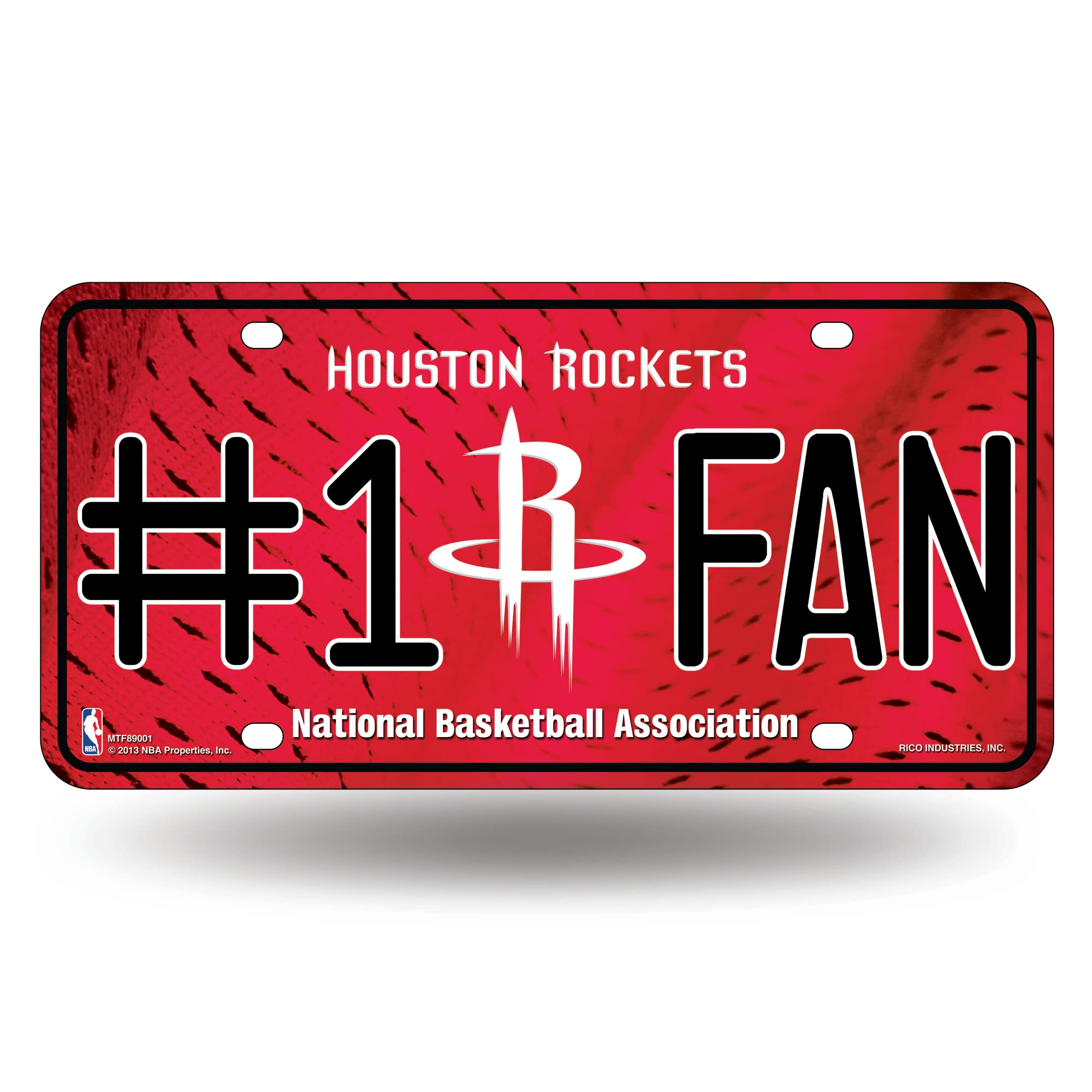 NBA #1 Fan Metal License Plate Tag - Durable Car Accessory for Basketball Enthusiasts - Perfect for Cars, Trucks & Tailgating