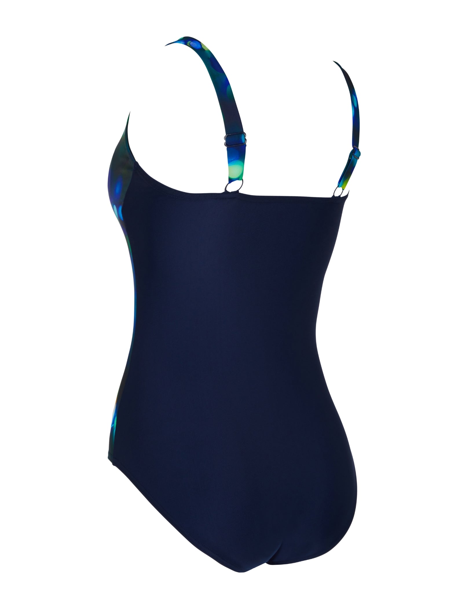 Purity Adjustable Classicback Swimsuit for Women - Blue & Green Two-Tone Swimwear | Perfect for Beach Vacations, Pool Parties & Summer Getaways