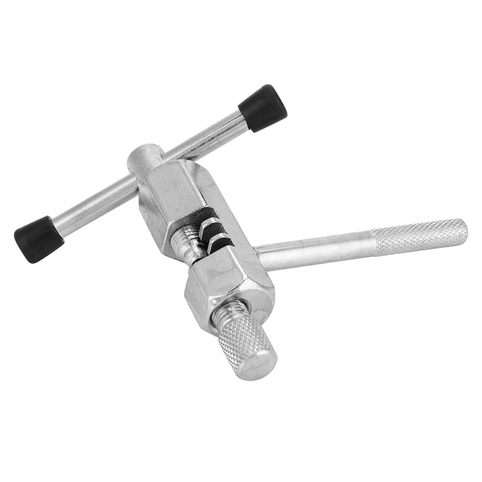 Plplaaoo Bicycle Chain Breaker Tool - High Strength Carbon Steel Bike Chain Cutter & Link Splitter Pin Remover for Road & Mountain Cycling | Durable Silver Bike Chain Repair Tool for Professional & DIY Maintenance