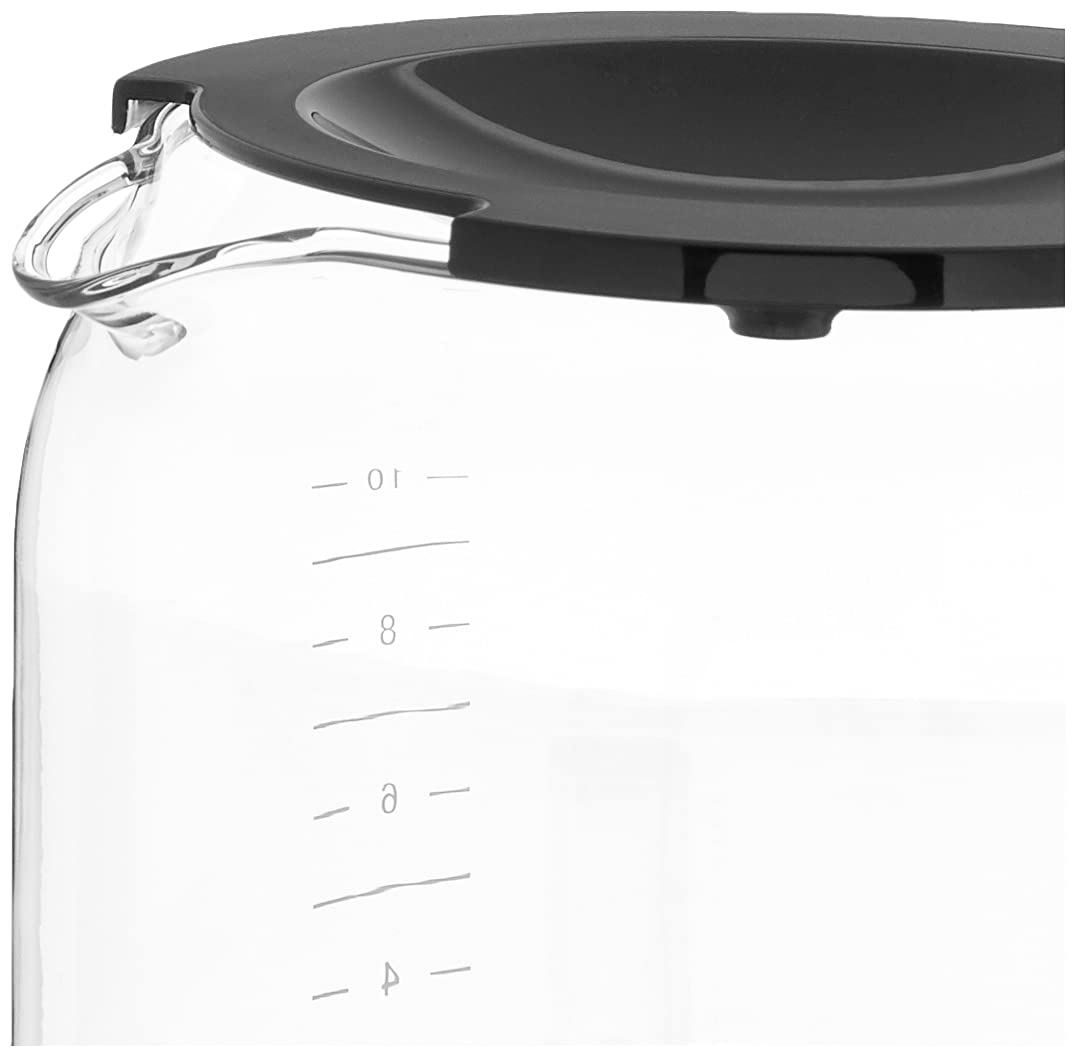 Braun BRSC005 Replacement Carafe for Braun Coffee Maker - 12 Cup Glass Carafe with Lid - Clear Coffee Pot for Braun BrewSense, MultiServe & Other Models - Perfect for Home, Office & Restaurants