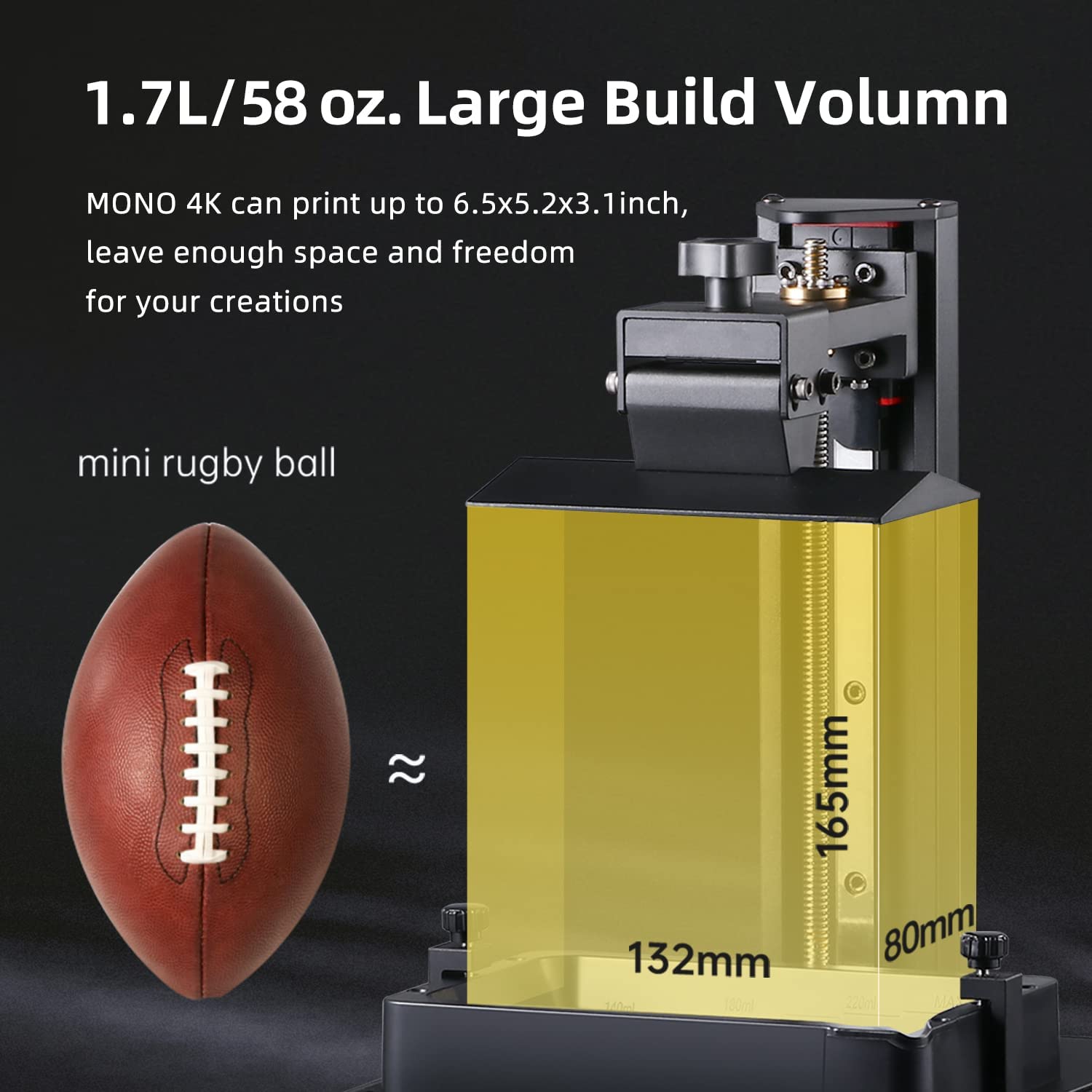 ANYCUBIC Photon Mono 4K LCD Resin 3D Printer with 6.08