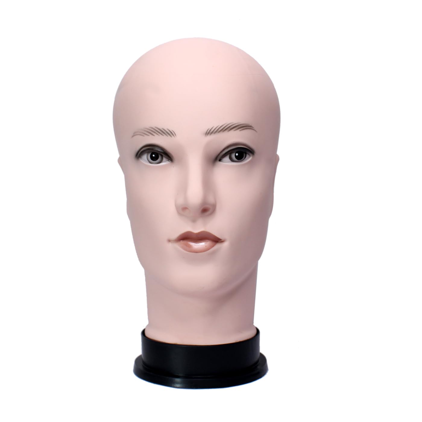 KYNA Male Head Dummy Display Mannequin - Realistic Skin Tone for Eyeglasses, Wigs, Hats & Caps - Perfect for Retail Stores, Barber Shops & Cosmetology Training (Pack of 1)