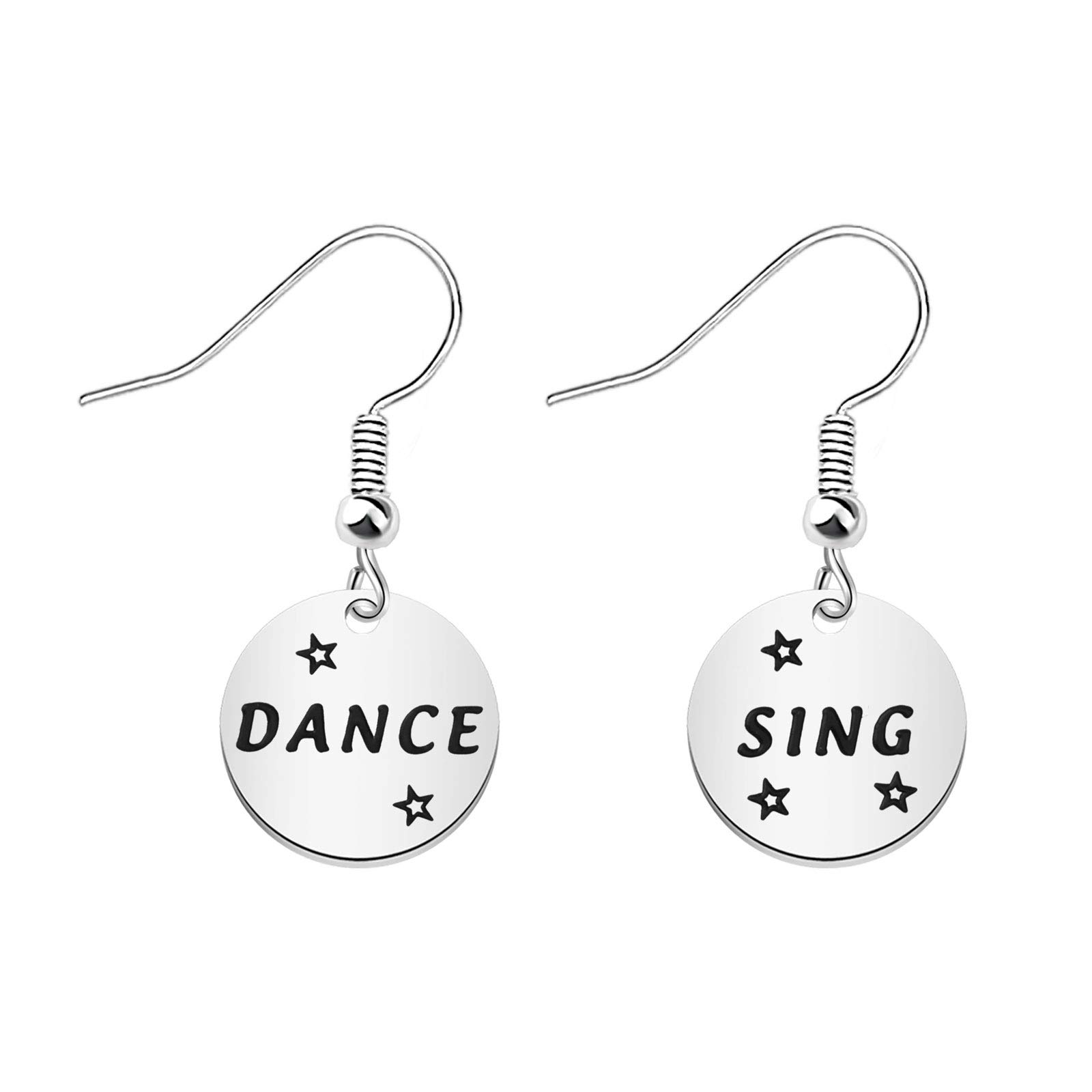 BAUNA Broadway Musical Theatre Earrings - Funny Sing & Dance Jewelry Gifts for Theatre Lovers - Perfect for Stage Performances, Costume Parties & Show Nights