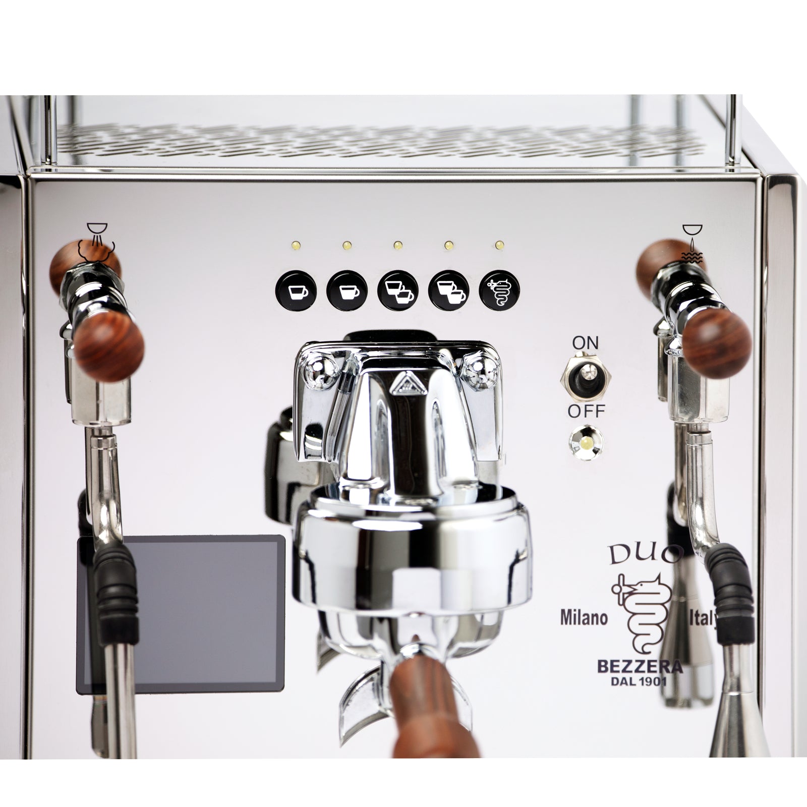 Bezzera Duo DE Professional Espresso Machine - Dual Boiler for Home & Cafe Use | Perfect for Latte, Cappuccino & Americano Coffee Lovers