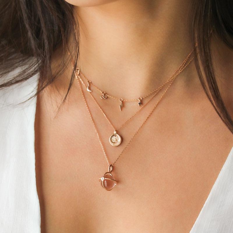 Eternal Light Charm Necklace - Dainty Silver Pendant for Women, Meaningful Gift for Birthday/Anniversary - Perfect for Everyday Wear & Special Occasions