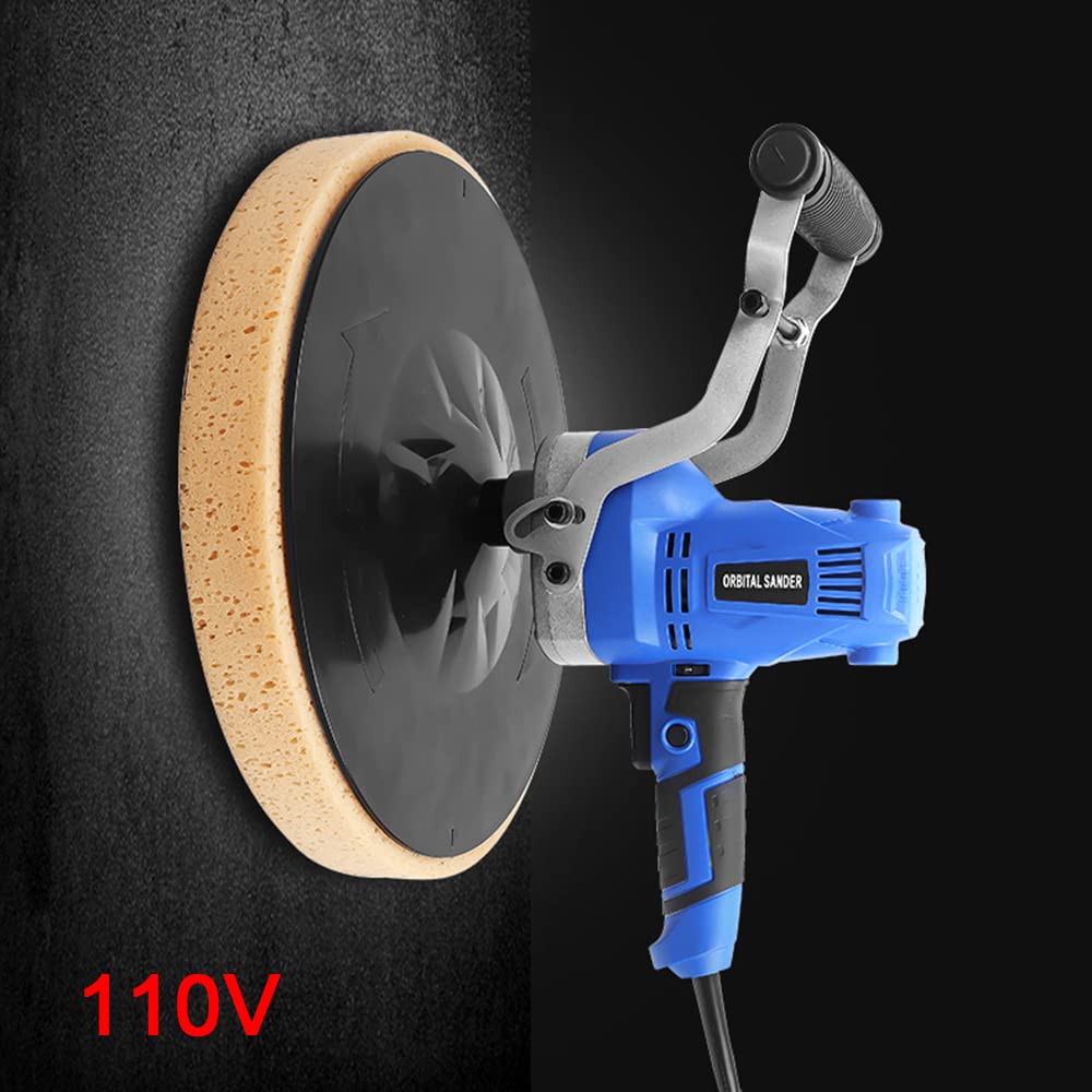 Electric Concrete Sander 850W - Drywall Sander Machine for Cement Mortar & Wall Smoothing - 110V Handheld Power Tool for Construction, Renovation & DIY Projects
