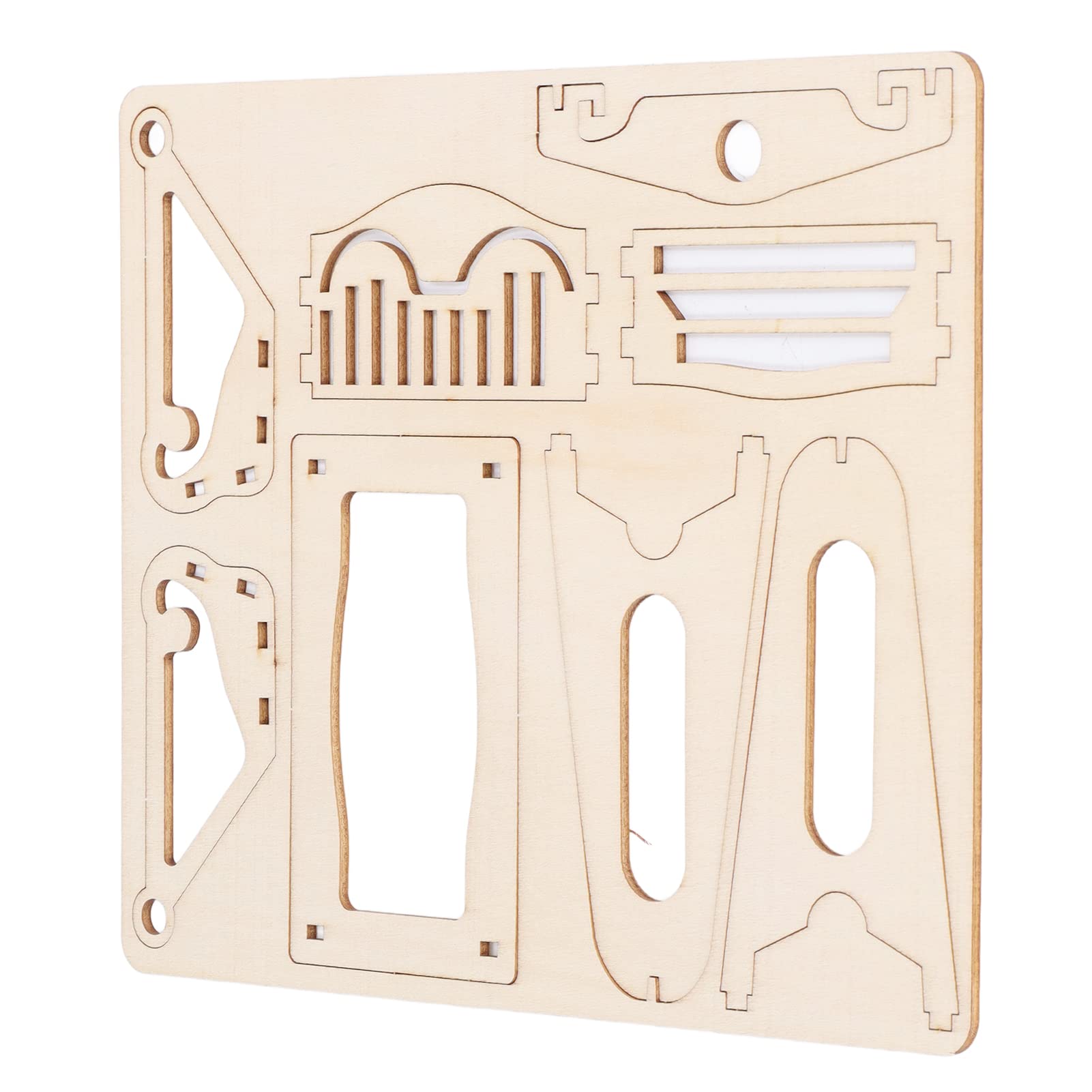 Educational Wooden Puzzle Swing Toy - DIY Natural Wood Building Kit for Kids, Girls & Boys - STEM Learning Activity for Home & Classroom Play