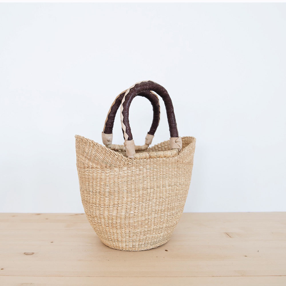 Eco-Friendly Woven Shopper Tote Bag - Small Size, Lightweight & Durable for Groceries, Beach, Shopping & Daily Use