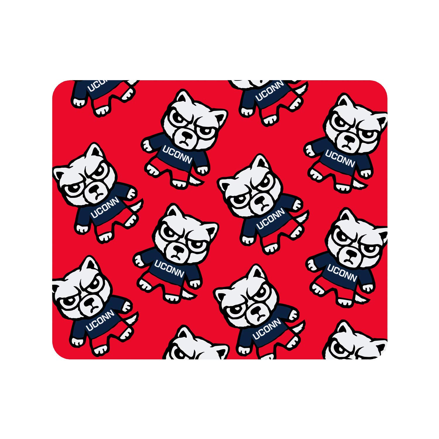 OTM Essentials University of Connecticut UConn Standard Fabric Mouse Pad - Non-Slip Desk Accessory for Gaming & Office Use - Tokyodachi Mascot Design - Perfect for Dorms, Workstations & Home Offices