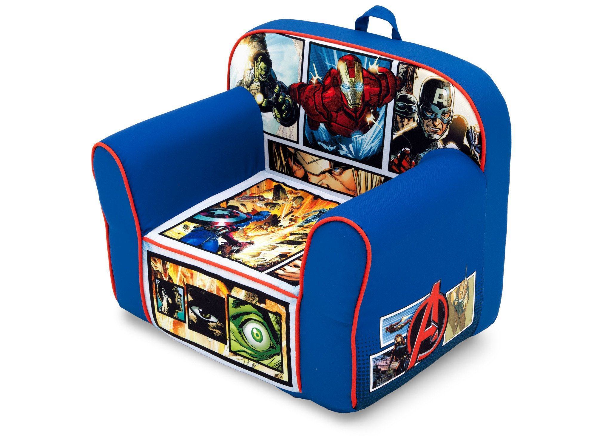 Marvel Avengers Foam Snuggle Chair - Superhero Themed Kids Bean Bag for Bedroom, Playroom & Movie Nights | Perfect for Relaxing, Gaming & Reading
