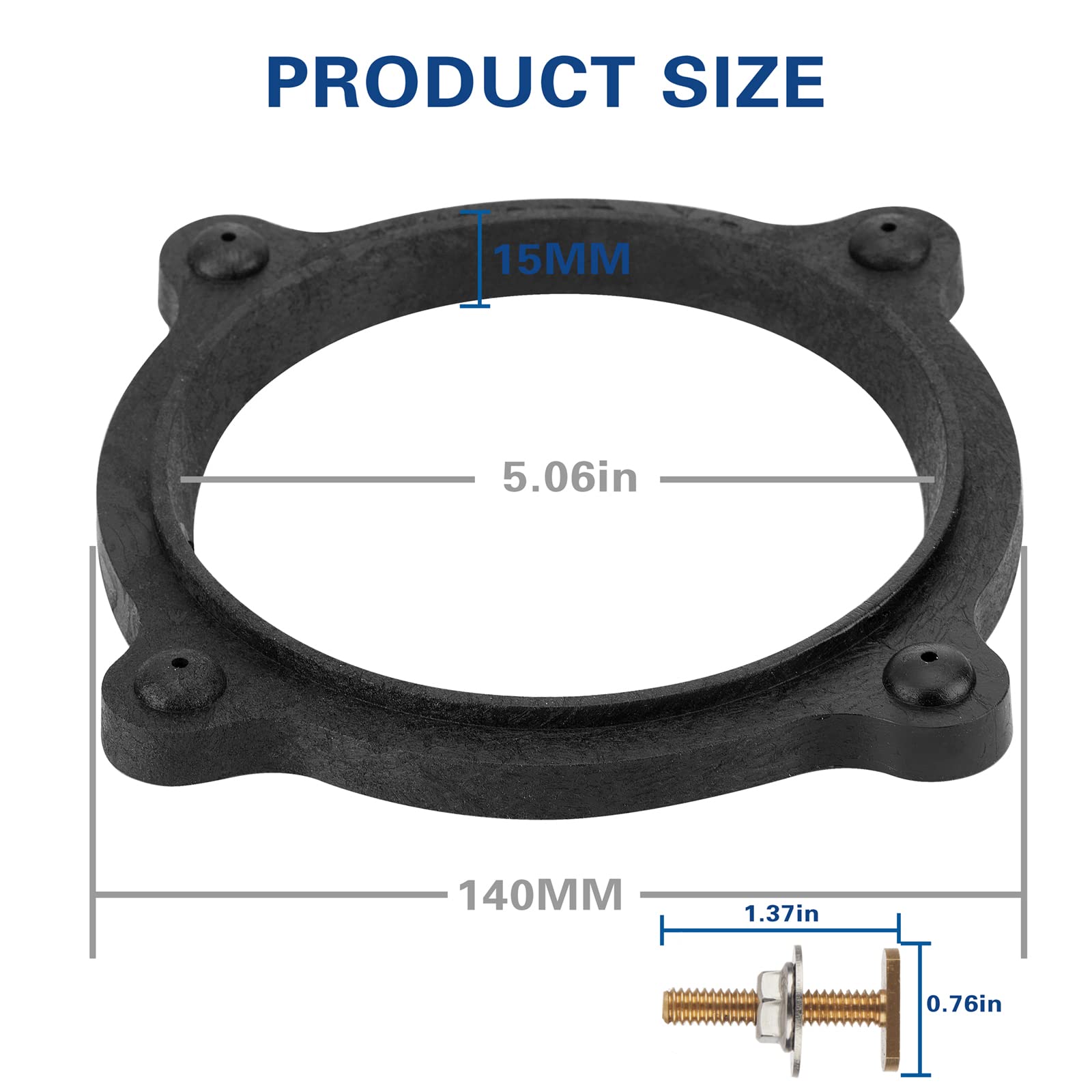 Dometic Sealand Toilet Seal Kit Replacement - SE341549 RV Marine Toilet Floor Flange & Mounting Kit for Travel Trailers & Boats | Waterproof & Durable for RV, Camper, and Marine Toilet Repairs