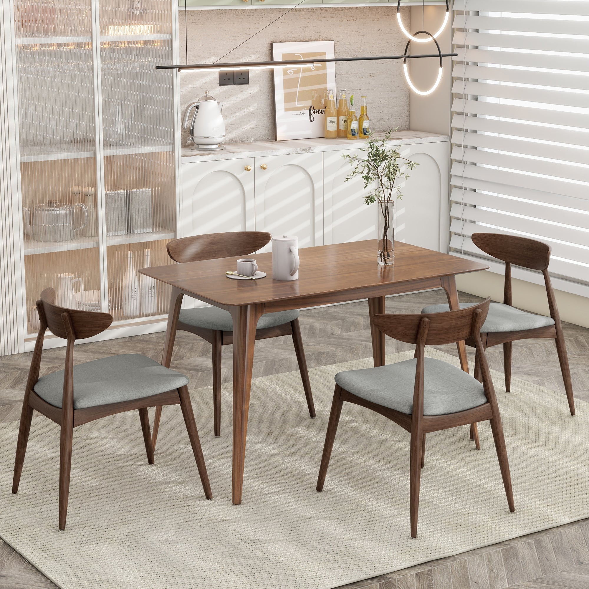 2-Pack Modern Dining Chairs - Sturdy & Comfortable Kitchen Chairs for Home, Office, Restaurant - Perfect for Dining Room, Breakfast Nook, or Small Space Decor