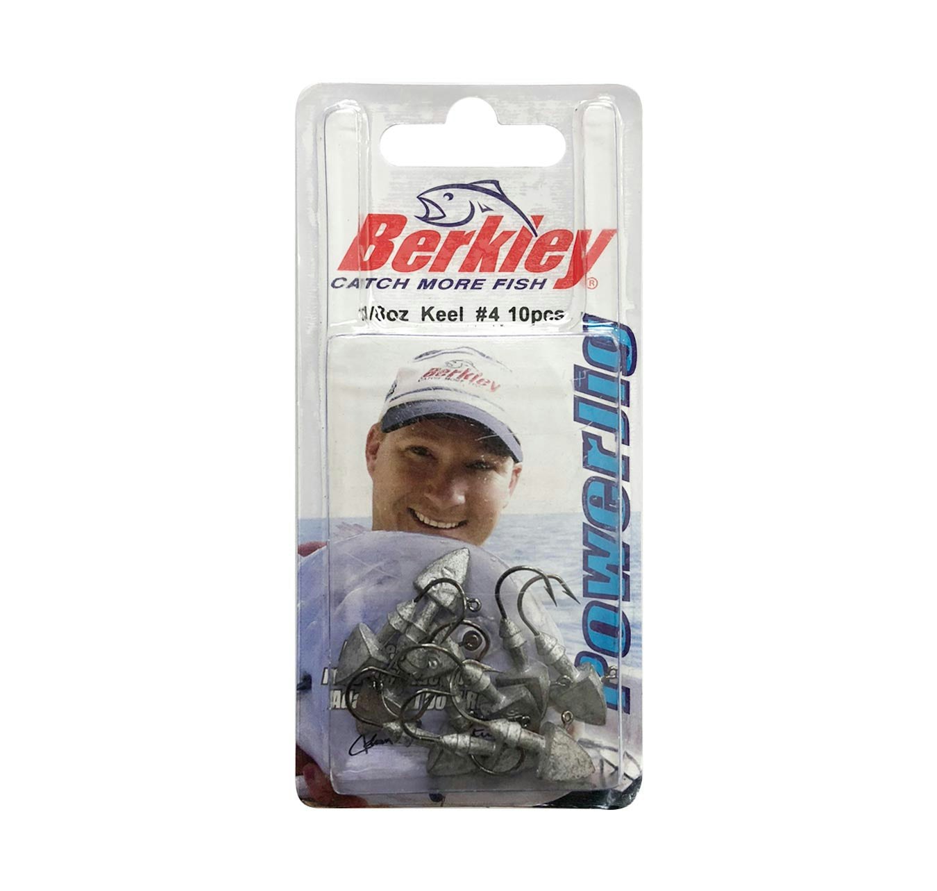 Berkley Powerjig Keel Jig Heads - Premium Fishing Jig Heads for Bass, Walleye & Saltwater - Perfect for Freshwater & Saltwater Fishing, Kayak Fishing & Ice Fishing