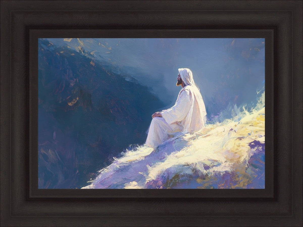 Contemplation By Justin Anna Culebro - Abstract Wall Art Painting for Home & Office Decor | Perfect for Living Room, Bedroom or Meditation Space