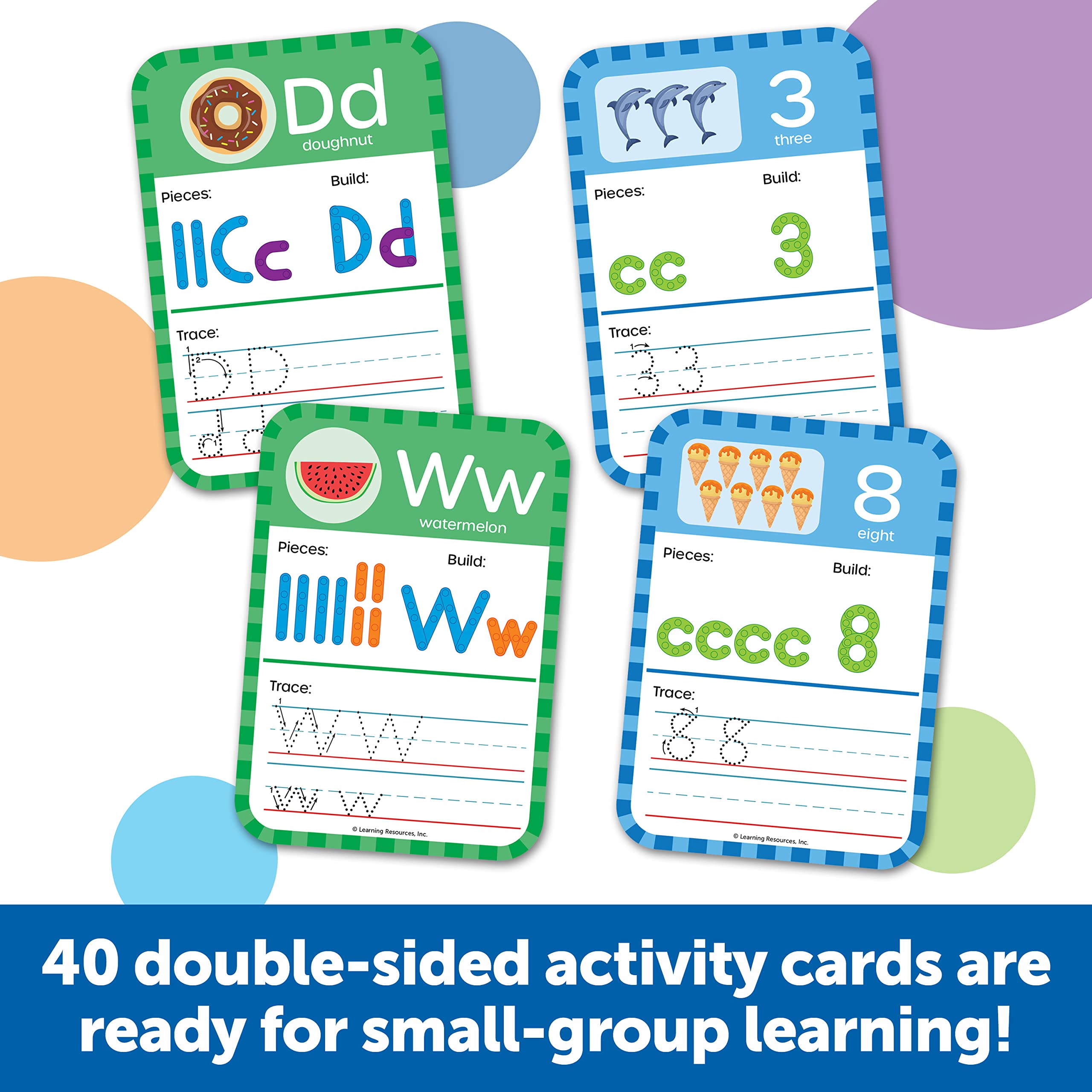 Skill Builders! Letter & Number Maker Classroom Set - Educational Alphabet & Math Learning Toys for Kids - Perfect for Preschool, Kindergarten & Homeschool Activities