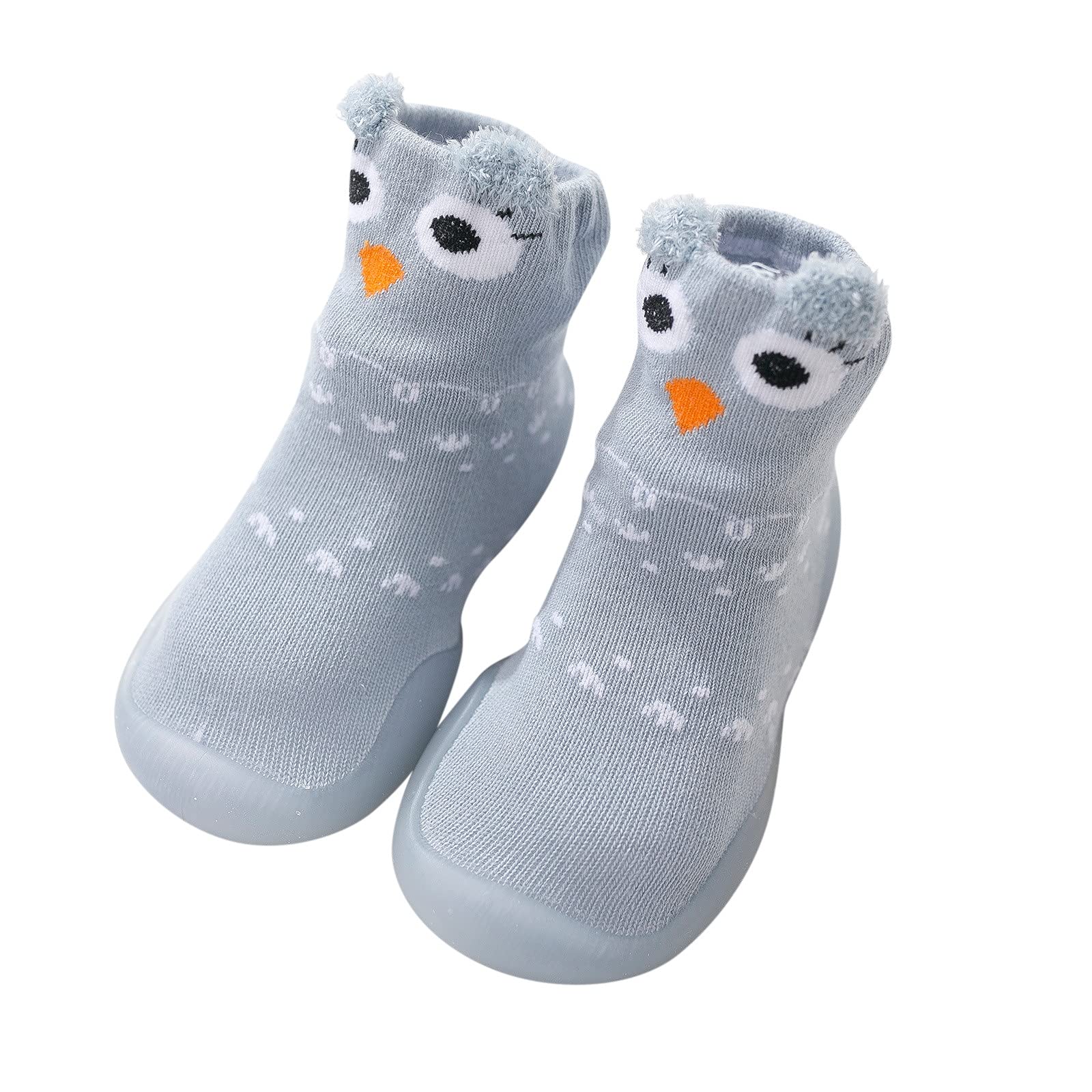 Bblulu Baby Toddler Sock Shoes - Soft Sole Non-Slip Infant Walking Shoes for 0-24 Months | First Walkers House Socks for Crawling & Indoor Play