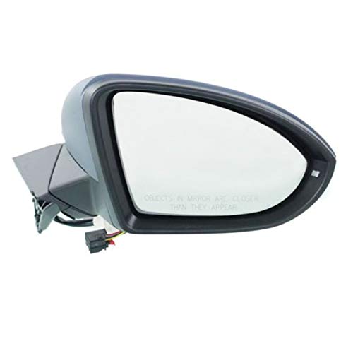 2015-2019 VW Golf & GTI Power Heated Right Side Rear View Mirror with Turn Signal - Replacement for Driver Side Mirror, Perfect for Winter Driving and Night Visibility