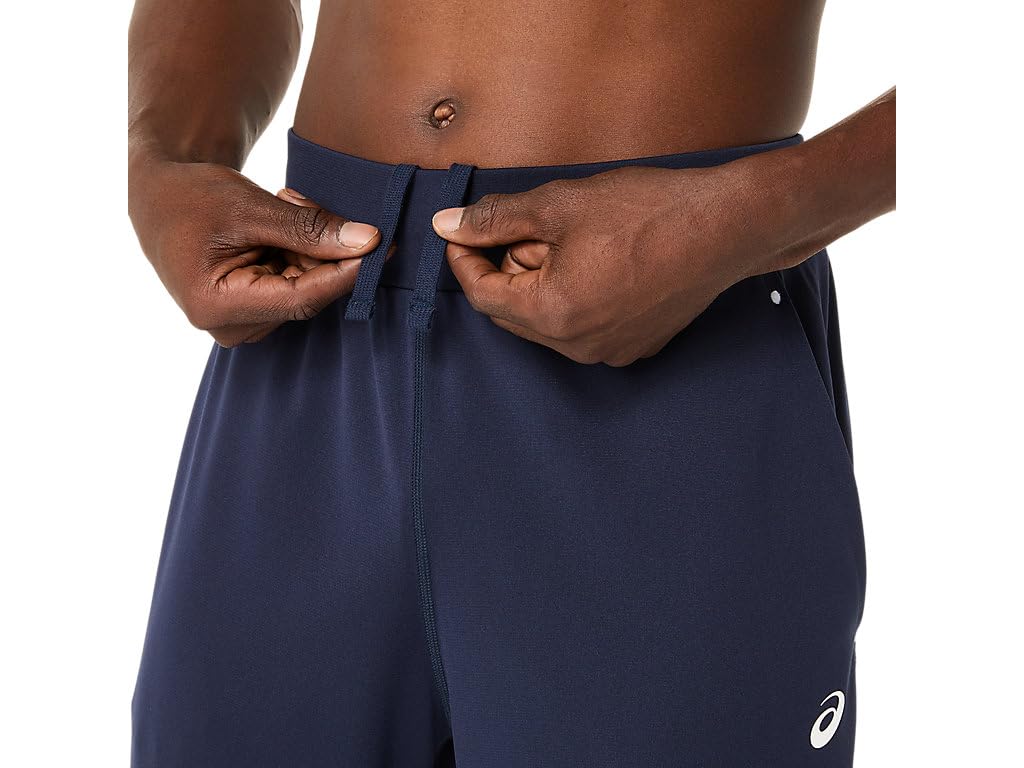 ASICS Men's Tennis Warm-Up Pants - Breathable Athletic Training Pants with Elastic Waist for Comfort - Perfect for Tennis, Running & Gym Workouts