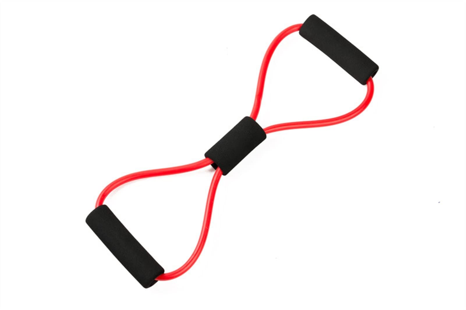 NFEGSIYA Pull Rope Yoga Exercise Bands - 8 Level Adjustable Chest Expander, Elastic Resistance Bands for Gym Fitness, Muscle Training & Home Workouts (Red) - Perfect for Strength Training, Physical Therapy & Yoga Stretching