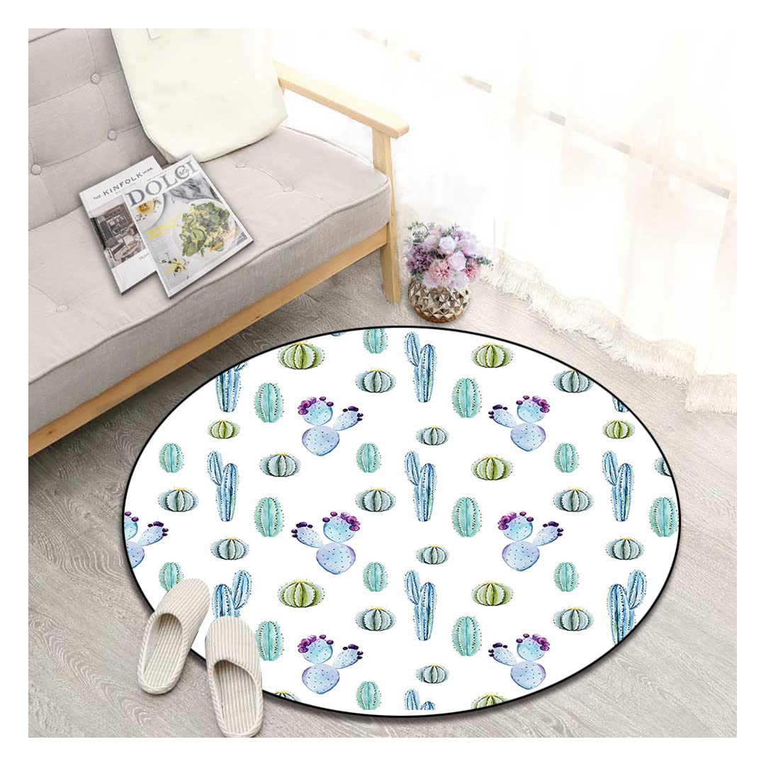 Printed Round Rug 63