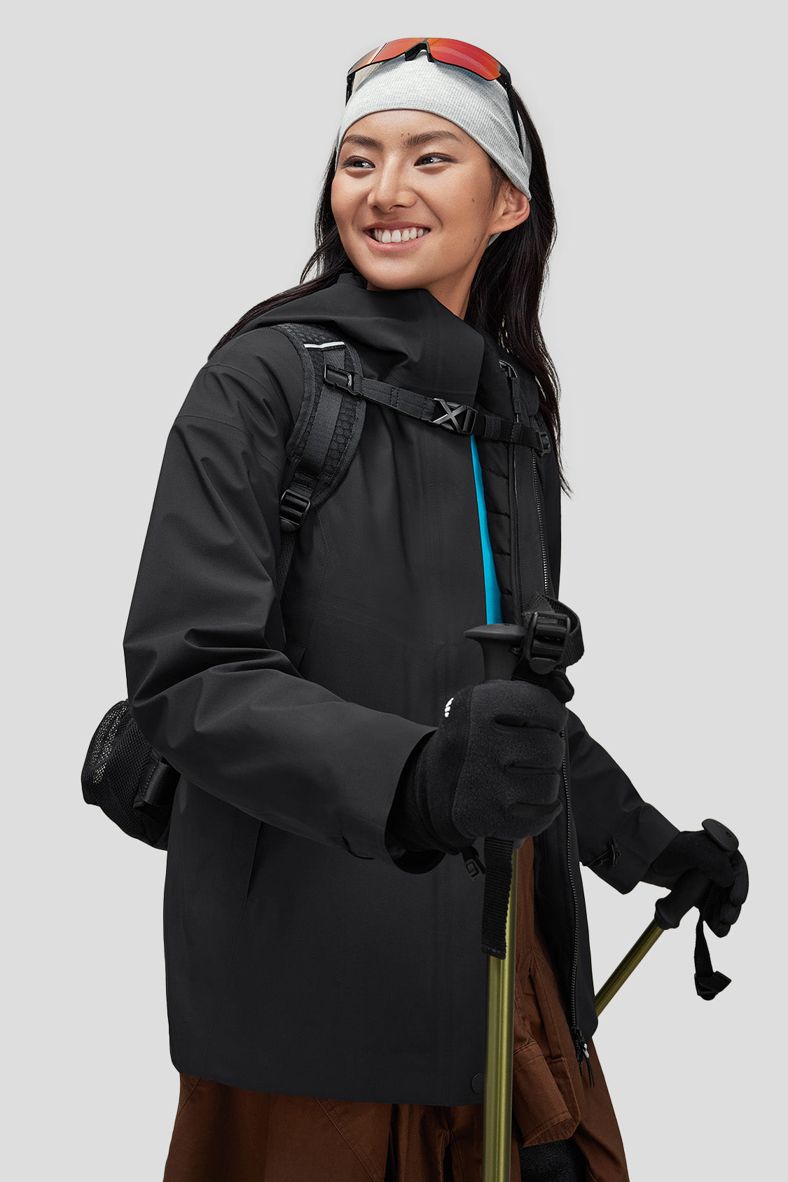Women's 3-in-1 Waterproof Windproof Fleece Lined Interchangeable Jacket - Outdoor Hiking, Skiing & Winter Travel Coat