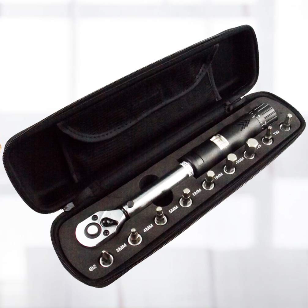 BESPORTBLE Bike Torque Wrench Set - Adjustable Bicycle Repair Tool Kit with Fast Wrench Replacement Parts for Bike Maintenance | Perfect for Road Bikes, Mountain Bikes & DIY Bike Repairs
