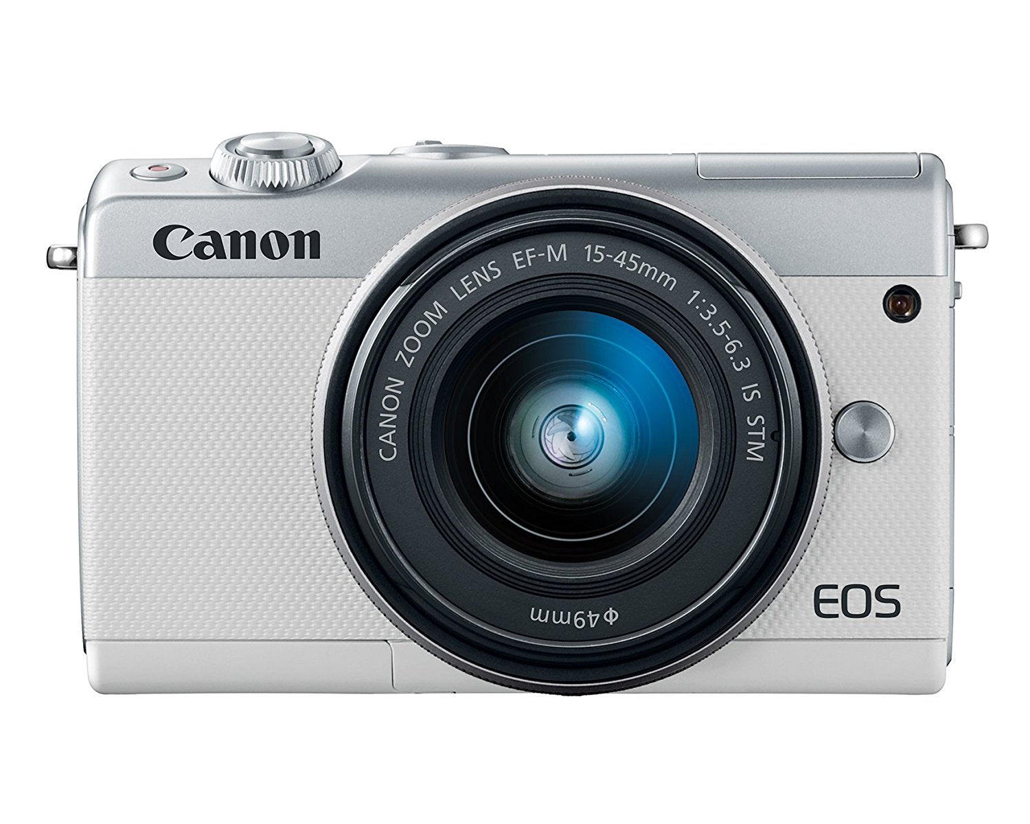 Canon EOS M100 Mirrorless Digital Camera with 15-45mm Lens (White) - Perfect for Travel Photography, Vlogging & Everyday Shooting