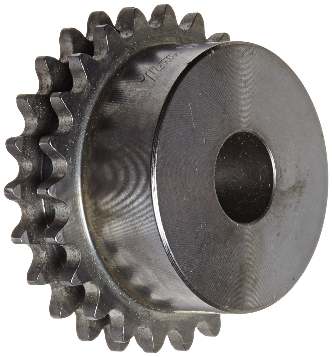 Martin Roller Chain Sprocket - Hardened Teeth, Reboreable Type B Hub, Double Strand 35 Chain Size (0.375