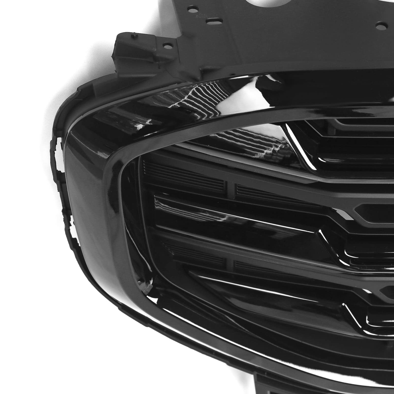 FIONE - Replacement Black Upper Front Bumper Grille for 2018-2021 GMC Terrain SLE | Compatible with Part #84236083 | Durable ABS Plastic Mesh Design for Off-Road & Daily Driving Protection