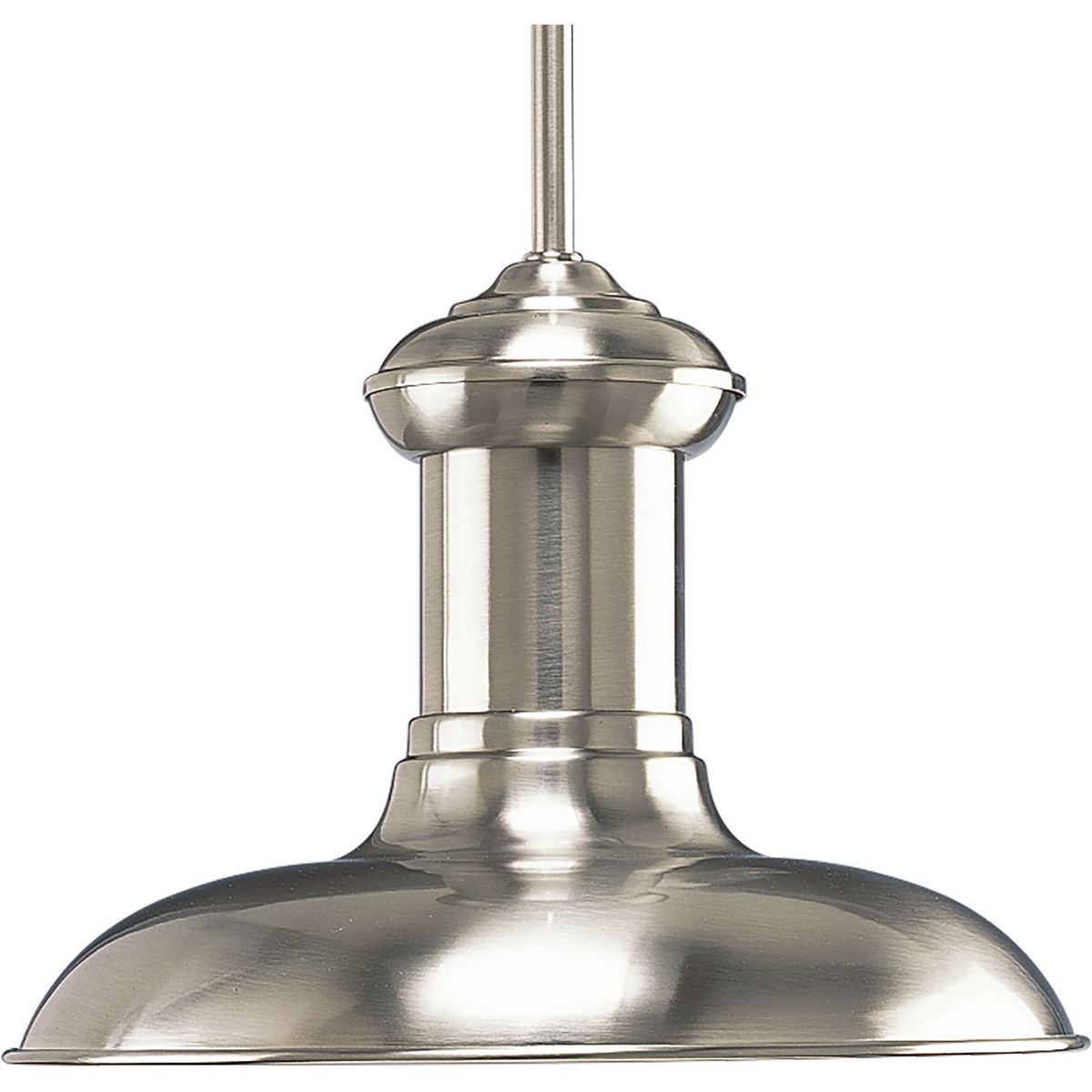 Brookside LED Collection Spun Metal Shade LED Pendant Light - Modern Industrial Ceiling Fixture for Kitchen Island, Dining Room & Bedroom Lighting