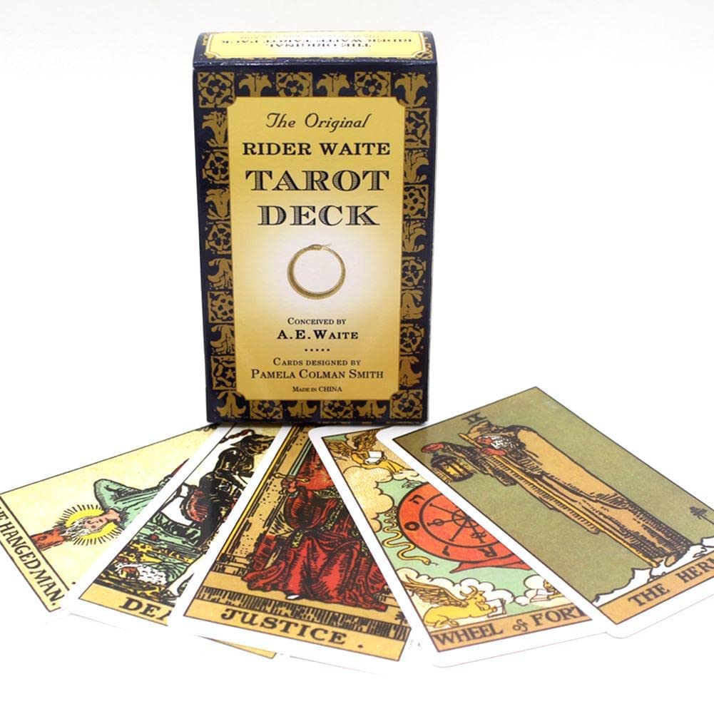 The Original Rider Waite Tarot Deck - Authentic 78-Card Deck for Divination, Meditation & Spiritual Guidance | Perfect for Beginners & Professional Readers