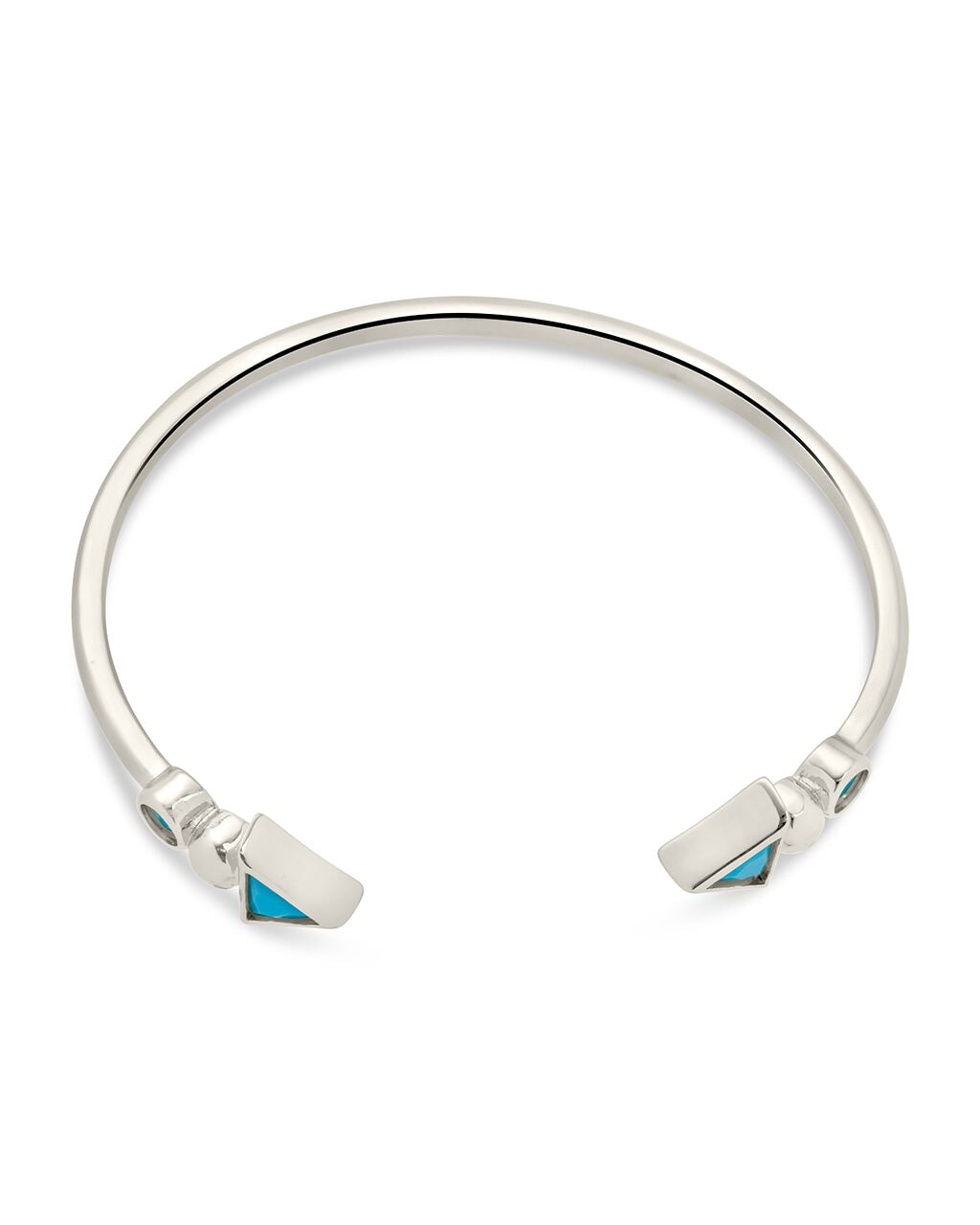 Kalena Turquoise Open Cuff Bracelet for Women - Handmade Boho Jewelry with Natural Stone - Perfect for Festivals, Weddings & Everyday Wear