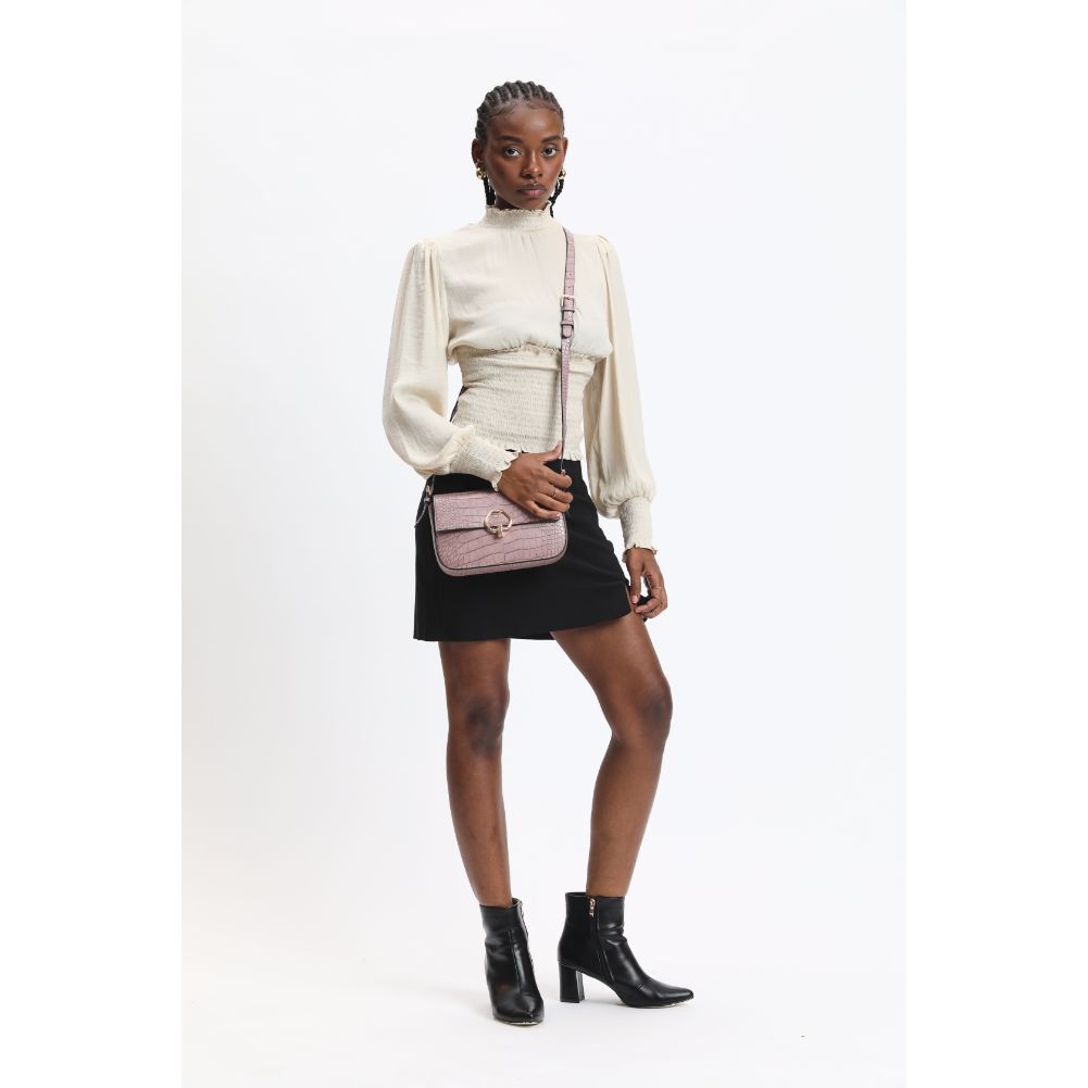 Ryerson Genuine Leather Crocodile Embossed Crossbody Bag for Women - Stylish & Durable Handbag for Daily Use, Work, Travel, and Special Occasions