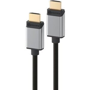 Alogic Super Ultra 8K HDMI Cable 3m (10ft) - HDMI 2.1 Male to Male High Speed Cable - Space Grey - Supports 48Gbps, 8K@60Hz, 4K@120Hz - Compatible with Gaming Consoles, HDTV, Monitor, Projector, Blu-ray Player, PC, Mac - Perfect for Home Theater, Gaming Setup & Office Use