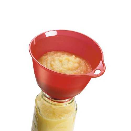 Cuisipro 3-in-1 Kitchen Funnel Set - Red | Multi-Purpose Measuring & Pouring Tools for Baking, Cooking, and Meal Prep