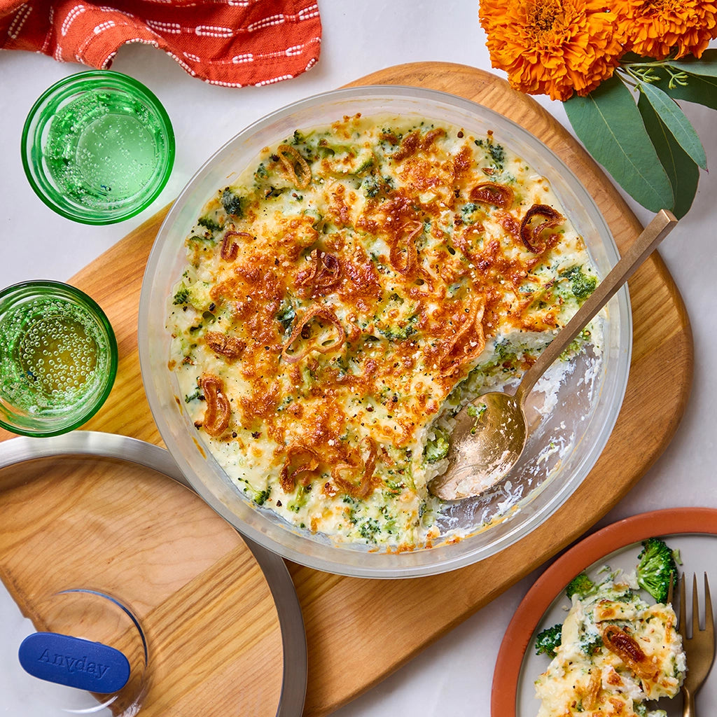 Delicious Broccoli Cheese Casserole Recipe - Easy Homemade Side Dish for Thanksgiving, Christmas & Family Gatherings | Perfect Comfort Food for Holidays & Potlucks
