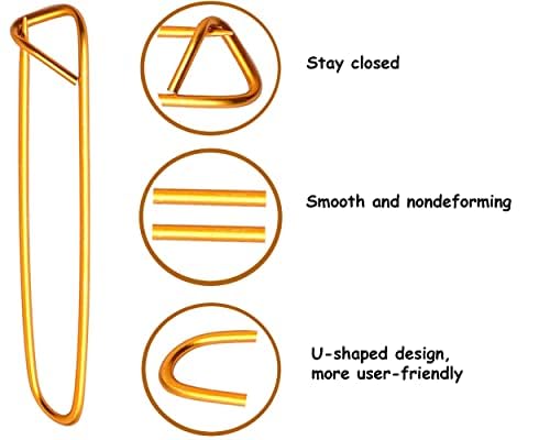 12 Pack Aluminum Knitting Stitch Holders - Durable Knitting Needle Accessories for Crochet, Loom & Hand Knitting Projects - Perfect for Sweaters, Scarves & Blankets