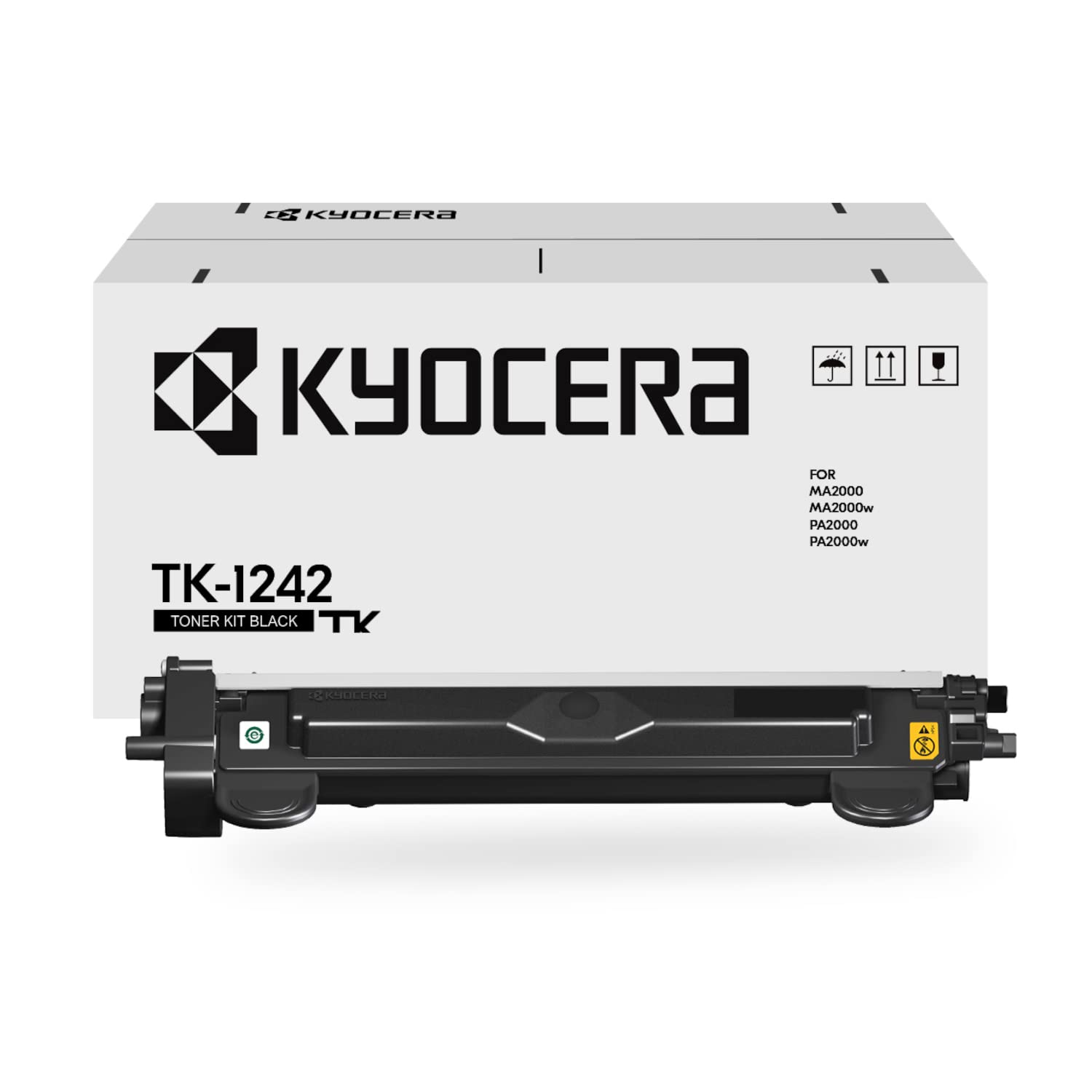 KYOCERA Genuine TK-1242 Black Toner Cartridge - Compatible with MA2000w/MA2000/PA2000w/PA2000 Laser Printers (1T02Y80UX0) | High-Yield Printing for Office & Home Use