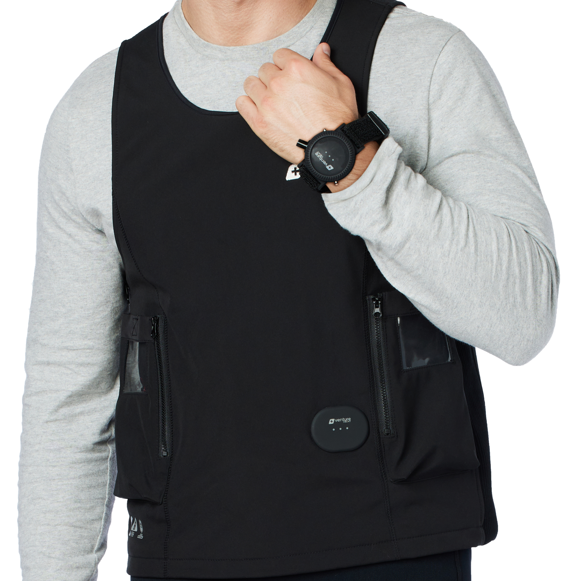 Venture Heat Pro Heated Dive Vest for Scuba Diving - Electric Thermal Underwater Wetsuit Jacket - Cold Water Diving Gear for Spearfishing & Ice Fishing