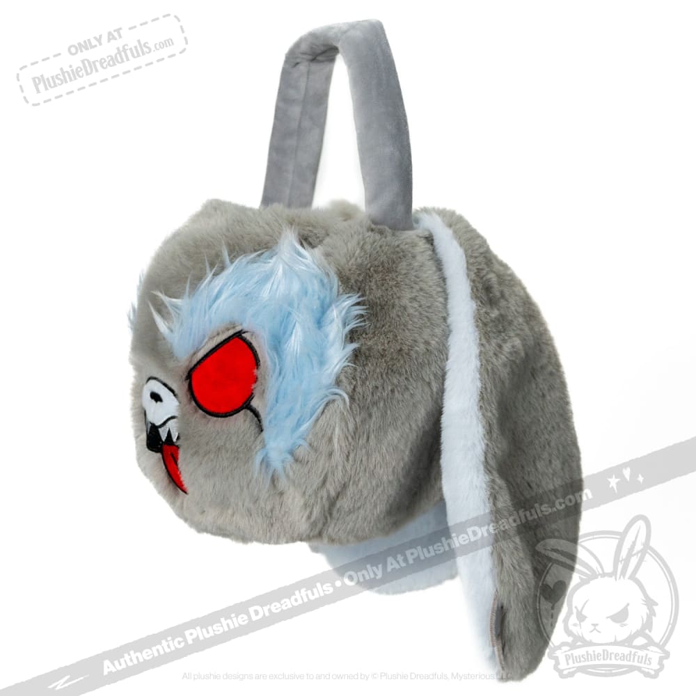 Plushie Dreadfuls Werewolf Bunny Stuffed Animal - Werebun the Cute & Spooky Head Bag for Halloween Decor, Cosplay & Gothic Collectors
