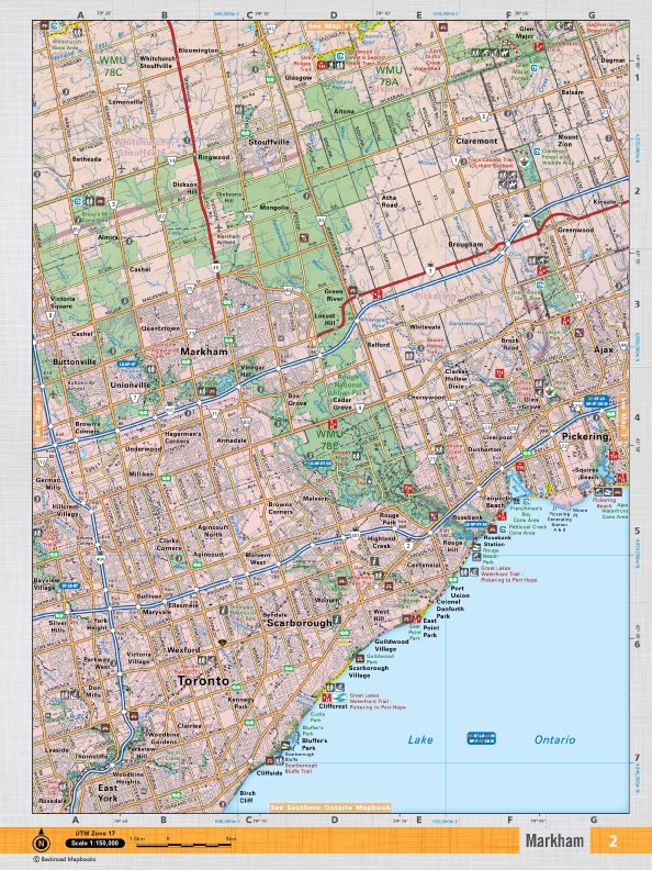 Backroad Mapbooks Cottage Country Ontario 7th Edition - Detailed Travel Maps for Outdoor Adventures, Hiking, and Camping in Ontario's Cottage Country
