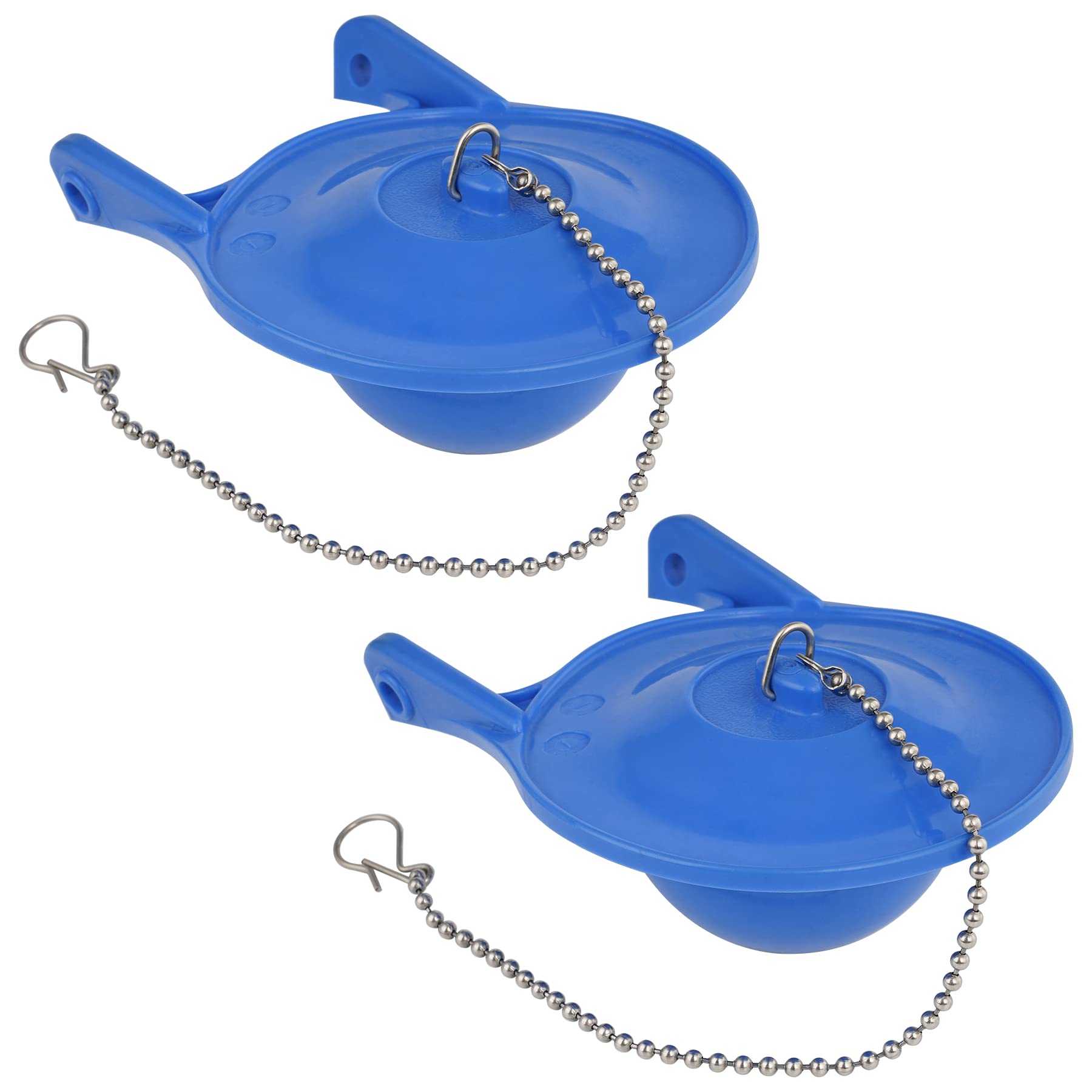 3 Inch Toilet Flapper Replacement - Compatible with Lowes AquaSouce (98923, 312795, 352027, 395280, 12293) - Water Saving Durable Rubber Toilet Tank Flapper - Blue - 2 Pack - Perfect for Home Bathroom Repair and Water Conservation