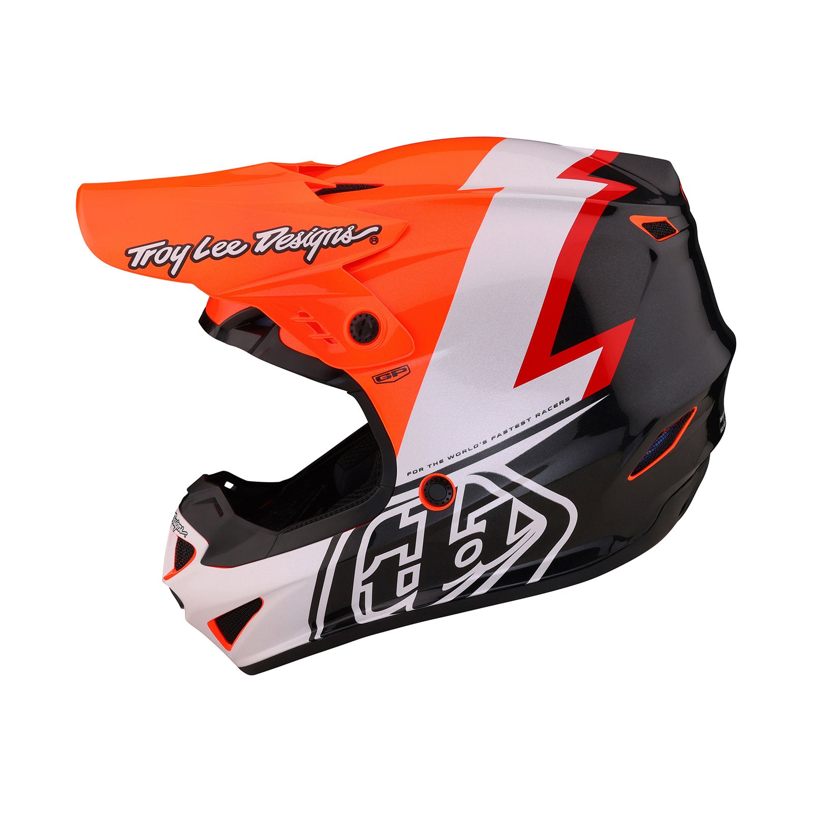 GP Helmet Volt Orange - Lightweight & Durable Motorcycle Helmet for Men & Women - Perfect for Street Biking, Racing & Urban Commuting