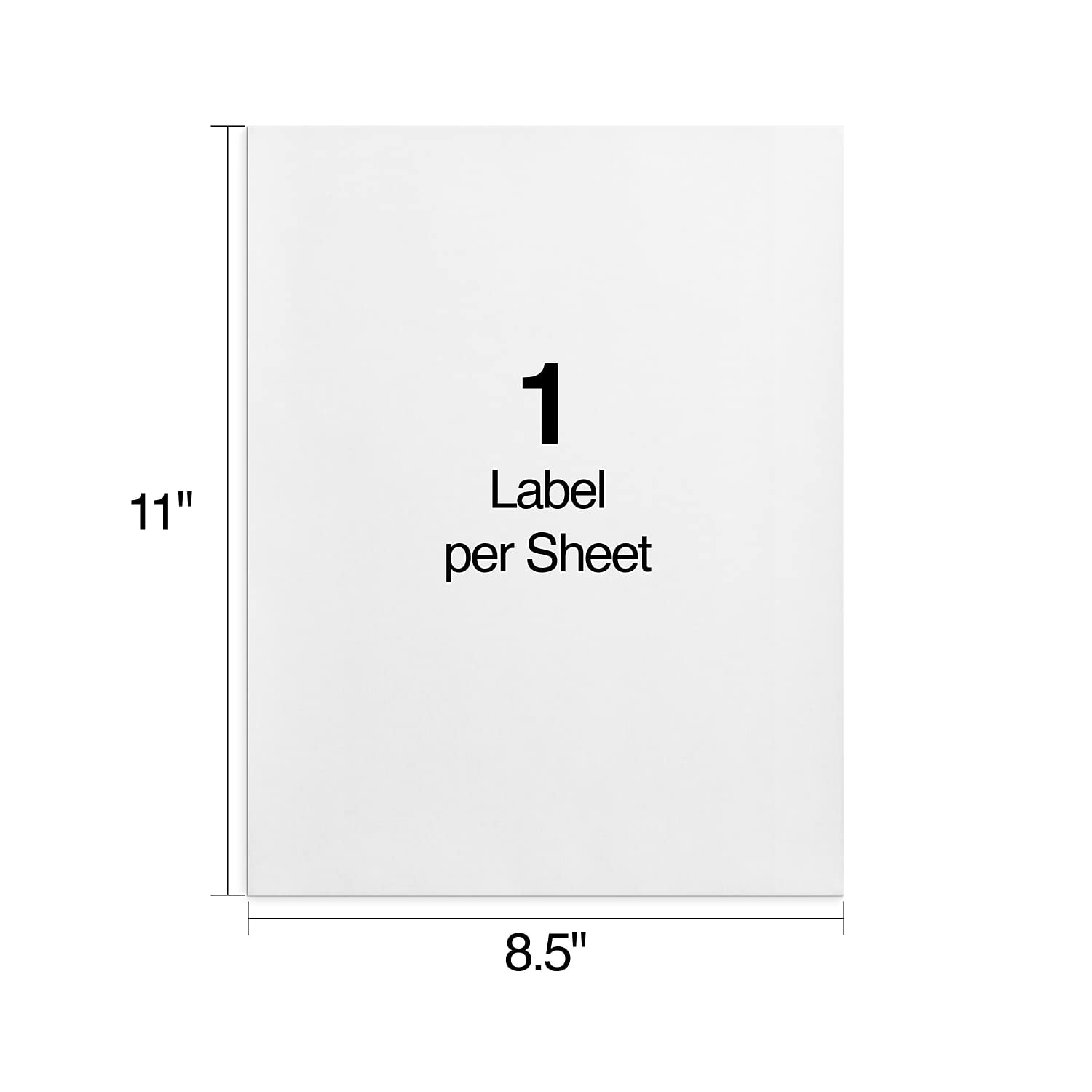MyOfficeInnovations 518346 Laser/Inkjet Shipping Labels, 8.5