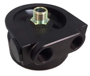 Mocal Thermo Sandwich Plate for Small & Big Block Chevy Engines (M22 x -8AN) - High-Performance Oil Cooler Adapter for Racing & Street Cars